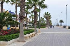 Promenade am Mittelmeer